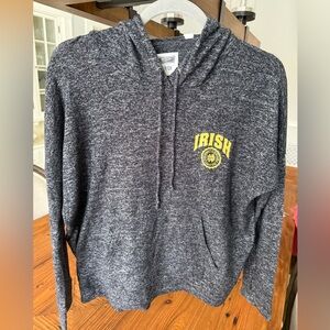 Tailgate Notre Dame Fighting Irish Hooded Lightweight Sweatshirt/Teeshirt